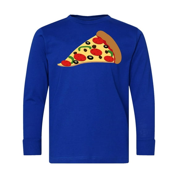 Inktastic Pizza Slice Long Sleeve Youth T-Shirt
