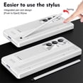 thumbnail image 6 of ELEHOLD Case Samsung Galaxy Z Fold 6,Case with Pen & Pen Holder with Kickstand & Hinge Protection,Protective Case Cover with Screen Protector,White, 6 of 8
