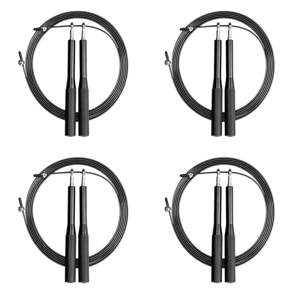 US 2-4 Pcs Adjustable Gym Cardio Endurance Training Jumping Rope Workout Handles