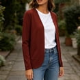thumbnail image 6 of yillto Womens Cardigan Lightweight Soft Open Front Long Sleeve Casual Cardigans Coat with Pockets, 6 of 7