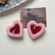 thumbnail image 4 of 3 velas en forma de corazón, ideales para decorar bodas románticas y regalos de San Valentín. Velas con forma de corazón, velas para cenas románticas, cera perfumada de larga duración,, 4 of 8