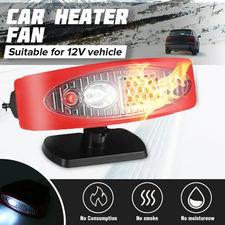 12V 200W 2 in 1 Auto Car Heater Cooler Dryer Fan Portable Defroster Demister Warmer Efficient Heat Dissipation Design
