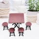 thumbnail image 4 of Material ABS inodoro Silla en miniatura Plegable, Muebles en miniatura Plegables, Muebles en Miniatura de Casa de Muñecas 1:12 Escala para Modelo Interior, 4 of 7