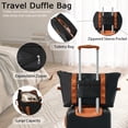 thumbnail image 6 of imerelez Hardshell Luggage Set 3-Piece, 20 Inch Carry-On Suitcase with Spinner Wheels TSA Lock, Lightweight Durable ABS for Travel Business, Black, 6 of 8