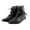 Black, variant on Men's Renaissance Ankle Boots, Lace-Up Round Toe Low Heel Leather Look Footwear, -On Casual Flat Booties for Halloween & Daily Wear, 3 Colors