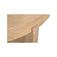 thumbnail image 5 of Taran Designs Lawrence Round Solid Wood End Table in Beige, 5 of 6