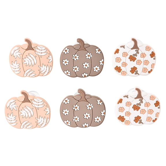 Cook with Color 6-Piece Halloween Bag Clip Set, Pumpkins