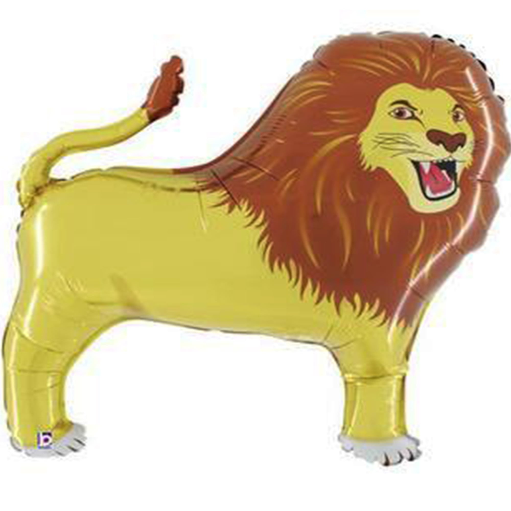 Lion-Shaped Mylar Balloon 