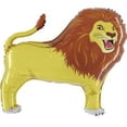 thumbnail image 2 of XL 41" Lion Super Shape Mylar Foil Balloon Party Decoration, 2 of 2