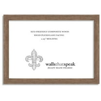 wallsthatspeak Puzzle Frame, Brown Barnwood, 19x13