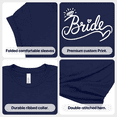 thumbnail image 5 of Bachelorette Party Gift Bride Women Graphic Tee Cotton Print Top, 5 of 6