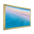 thumbnail image 2 of Designart "Aerial Majesty Tropical Beach Waves III" Beach Framed Wall Art Decor - Coastal Blue Beach & Ocean Entryway Framed Wall Art Print, 2 of 6