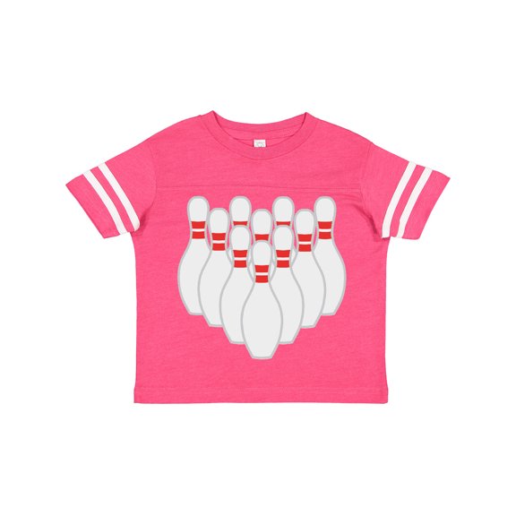 Inktastic Ten Pins for Bowling Boys or Girls Toddler T-Shirt