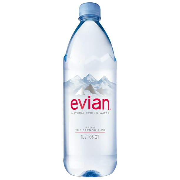 Evian Natural Spring Water 1 L Walmart Com Walmart Com