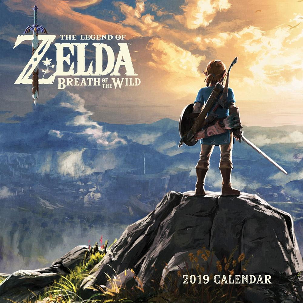 Legend of Zelda Breath of the Wild 2019 Wall Calendar (Other