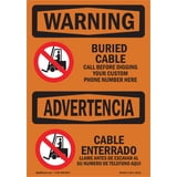 OSHA WARNING Sign - Buried Cable Call Befor… product image
