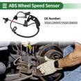 thumbnail image 2 of Sensor de velocidad de rueda ABS Unique Bargains Sensor ABS Sistema de frenos antibloqueo No. 956812W000 para Hyundai Santa Fe 2013-2017 Trasero Derecho, 2 of 7