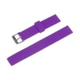 thumbnail image 4 of Soft Rubber Watch Band 16mm Width Quick Release Replacement Silicone Watch Strap, Purple, 4 of 5