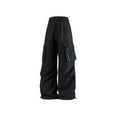 thumbnail image 5 of Maean Cargo Pant for Womens Wide Leg Baggy Sweatpant High Elastic Waist Casual Athletic Pants with Pockets, 5 of 6