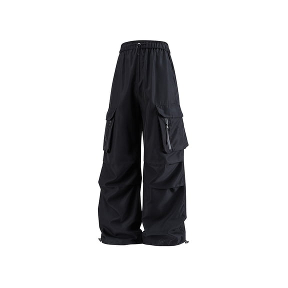 cocolona Womens Casual Breathable Outdoor Hiking Pants Elastic Waist Straight Wide Leg Gym Workout Pants
