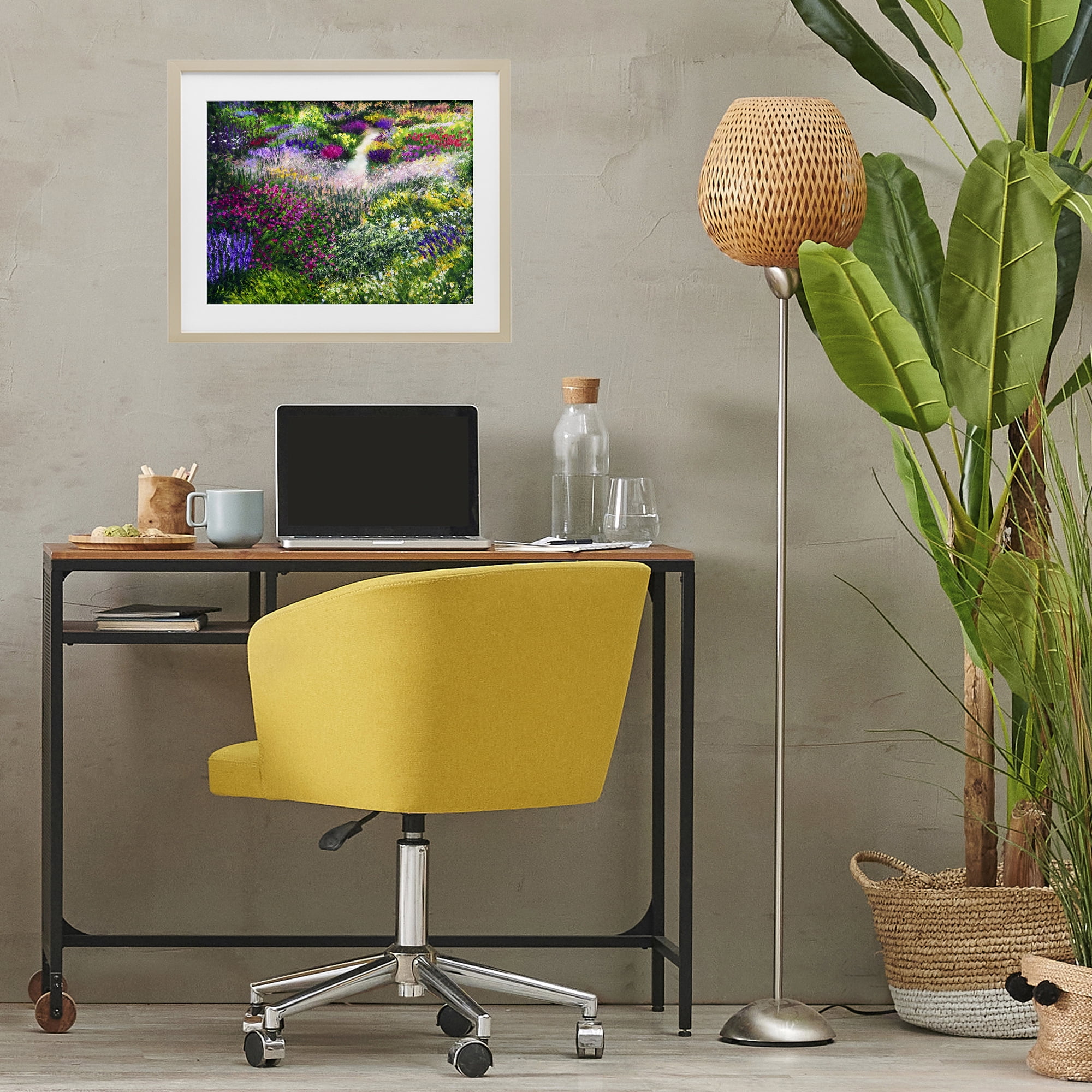 Stupell Industries Breath Of Spring Meadow Birch Framed Print Under Glass, design by Lee Ann Zirbes