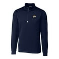 thumbnail image 2 of Men's Cutter & Buck Navy Los Angeles Rams Big & Tall Traverse Stretch Quarter-Zip Top, 2 of 3