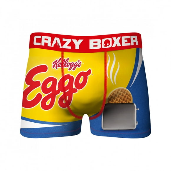 Crazy Boxers Caleçons Boxeurs Eggos de Kellogg's - Très Très Grand (44-46)