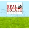 thumbnail image 1 of Real Estate (18" x 24") Yard Sign, Includes Metal Step Stake, 1 of 6