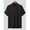 Black, variant on INCERUN Men's Stand Collar Bottoming Shirt Solid Color Short Sleeve T-Shirt