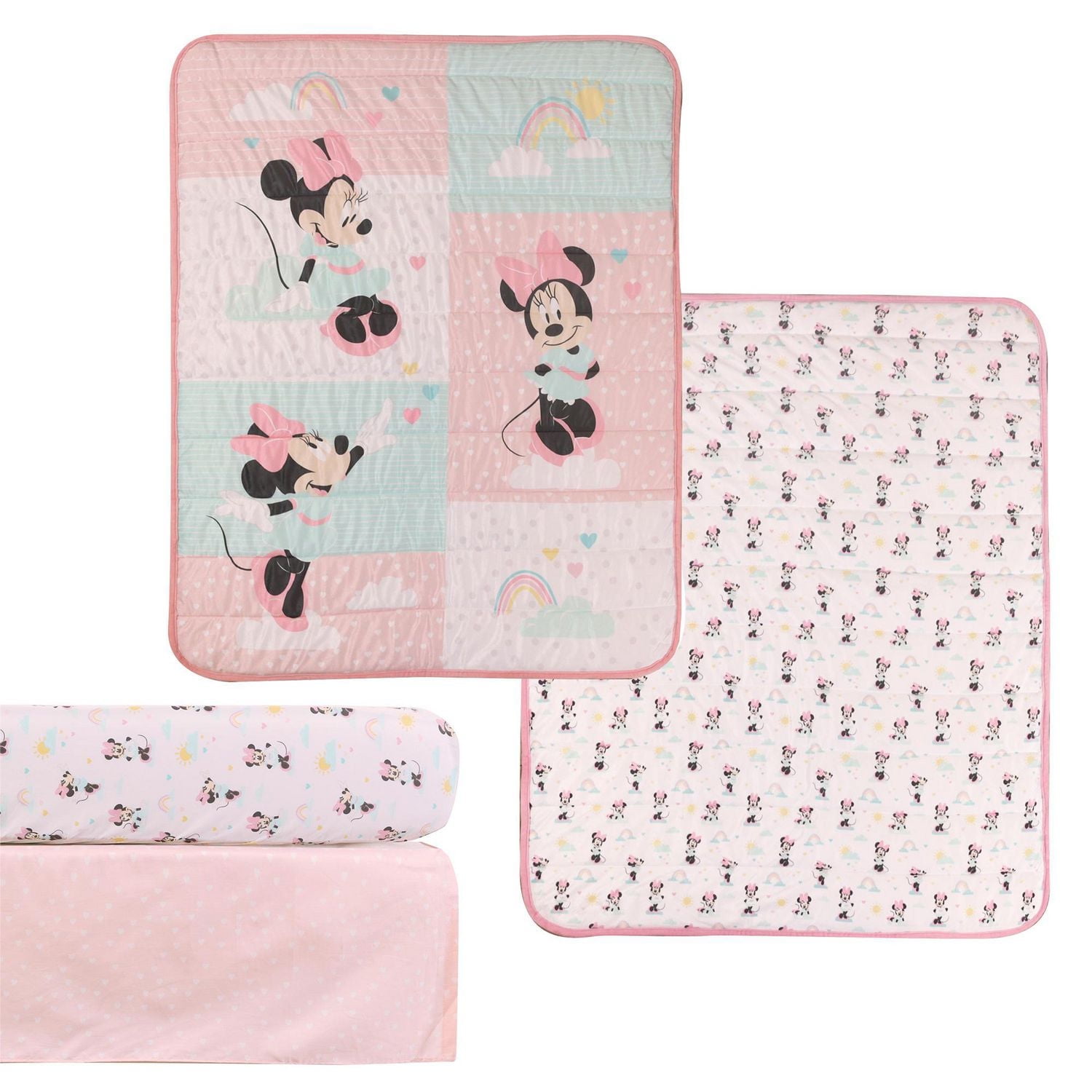 Disney Minnie Mouse 3 Piece Crib Set