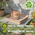 thumbnail image 2 of Disposable Litter Boxes for Cats Large: 2/4/6/8-Pack 17.5'' x 13.5'' Leak-Proof Sustainable for Indoor/Travel Use Standalone or as Liner 2-Pack, 2 of 12