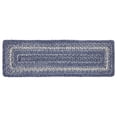 thumbnail image 3 of VHC Brands Great Falls Blue Stair Tread, Jute Blend, Rect, Blue White, 8.5 x 27 inches, 3 of 5