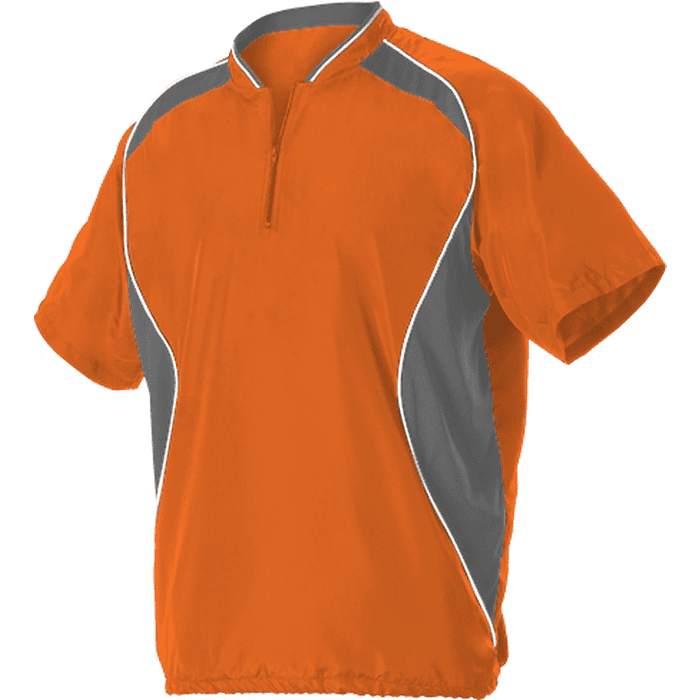 Alleson Men's Short Sleeve Baseball Batter's Jacket