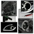 thumbnail image 4 of Spyder Nissan Altima 4Dr 2010-2012 Projector Headlights - Light Tube DRL - High H1 (Included) - Low H1 (Included) LED Halo - Smoke, 4 of 5