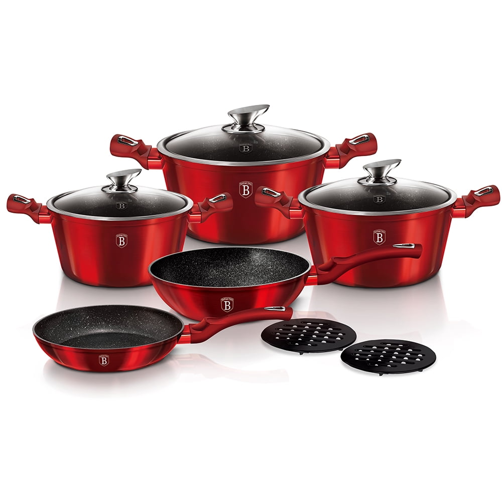 Set De Batería A Inducción 10 Piezas Linea Gourmet