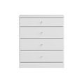 thumbnail image 1 of Prepac Commode Astrid  4 Tiroirs  - Blanc Cristal, 1 of 9