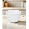 thumbnail image 2 of 8 oz 6-Pack Stackable White Ceramic Bowls Set -  Microwave & Dishwasher Safe, Durable Porcelain Cereal, Soup, Salad & Prep Bowls, 2 of 5