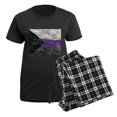thumbnail image 5 of CafePress - Abstract Paint Splatter Demisexual Pride Flag Pajamas - Women's Short Sleeve Print T-Shirt and Pants Dark Cotton Pajama Set, 5 of 7
