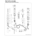 thumbnail image 6 of Kingston Brass FSC1979BX Metropolitan Widespread Bathroom Faucet with Brass Pop-Up, Polished Nickel, 6 of 8