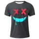 thumbnail image 4 of Camisetas de Cuello de la Tripulación de los Hombres de Poliéster Impreso en Seco Rápido, Cuello Redondo de Corte 3D para Gimnasio, Carrera, Ciclismo Y Ocasional, 4 of 4