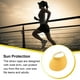 thumbnail image 4 of Sonducket Sombreros para el sol Protección Clip-On Gorras Visera de lino Ajustable Grandes aleros Parte vacía Color sólido Regalo deportivo Sombreros amarillo Sonducket AP010232-01, 4 of 6