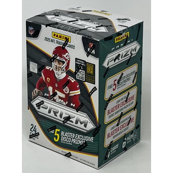 2025 Panini Prizm Football 6-Pack Blaster Box (Disco Prizms)