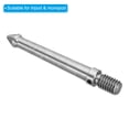 thumbnail image 4 of Unique Bargains 3/8 Inch Thread Tripod Spike 80mm Camera Tripod Ground Spike Screw Stainless Steel Spike Mount Adapter, Silver, 4 of 6