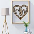 thumbnail image 3 of Apretón De Manos Corazón Escultura De Madera Letrero De Pared En Forma De Corazón De Madera Arte De Pared Creativo Artesanía Colgante Decoración De Pared De Madera Muyoka Hogar, 3 of 6