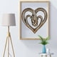 thumbnail image 4 of Artesanías de decoración del hogar,Corazón Tomados de la mano Decoración de pared Apretón de manos Escultura de madera 10.23X10.63 Pulgadas Arte de pared creativo de madera Artesanía colgante Decoraci Muyoka Hogar, 4 of 6