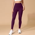 thumbnail image 4 of Cargo Leggings with Pockets for Women High Waisted Yoga Workout Pants Tummy Control Butt Lifting Leggings, 4 of 5