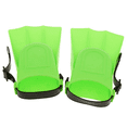 thumbnail image 2 of 4x Palmes Ajustables pour Enfants et Adultes Natation Plongée Palmes de Natation - Vert, S : 25-30, 2 of 6