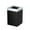 Matte Black/Chrome, variant on Gatco Elevate Stainless Steel 3 Gallon Square Wastebasket, Satin Nickel