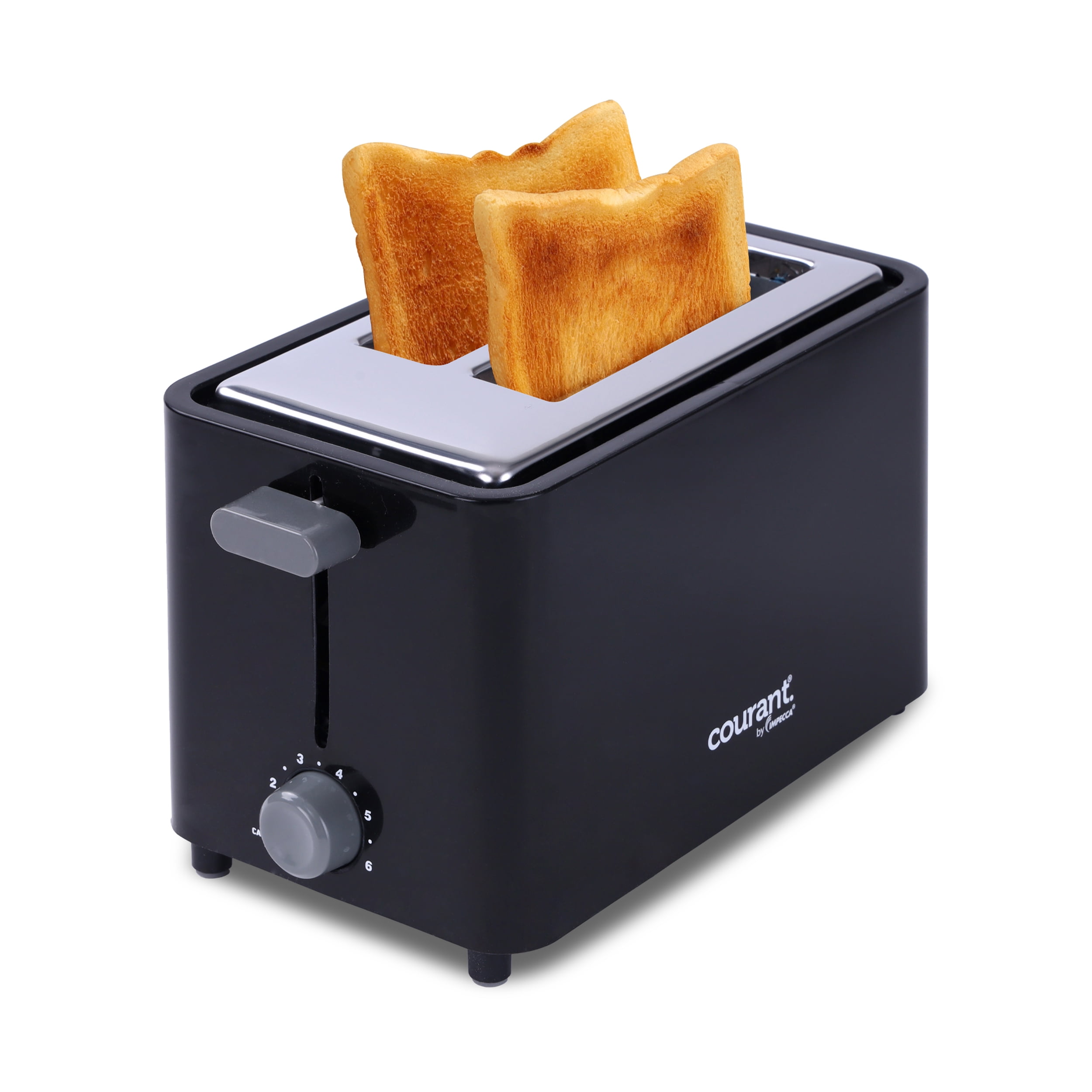 Courant 2 Slice Toaster, Cool  Touch - Black