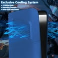 thumbnail image 2 of Housing Panel for PlayStation 5 Slim Disc Edition, Faceplate with Cooling Vents, PS5 Slim Anti-Scratch Dustproof Protective Cover, ABS Replacement Shell, 2 of 7